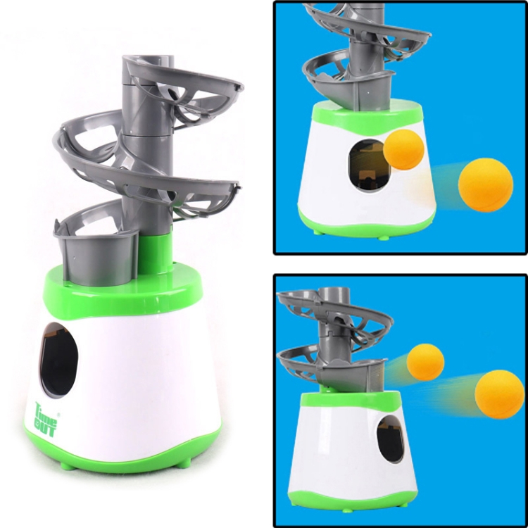 

TimeOut Table Tennis Ball Serving Machine For Kids Beginner(Green White)