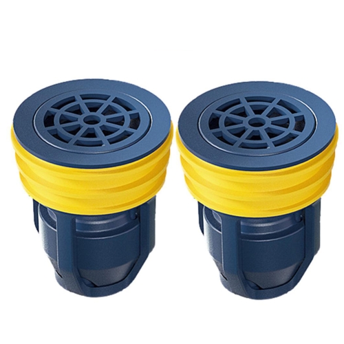 

2 PCS DL2112 Magnetic Suspension Anti-Odor Floor Drain Core(Navy + Yellow)