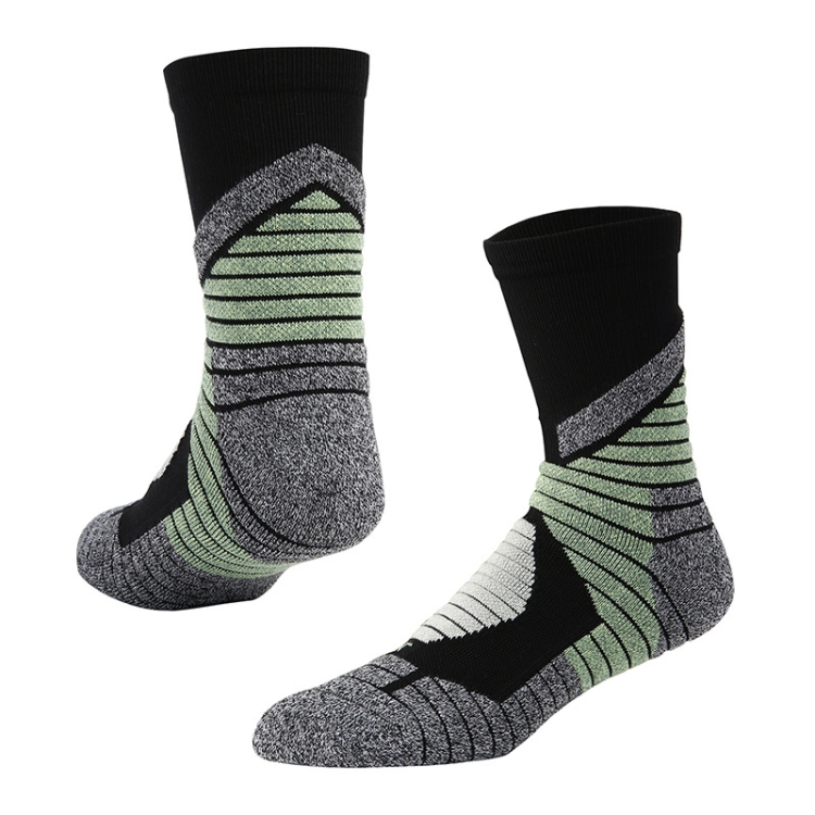 

Adult Elite Basketball Socks Men Thick Terry Socks, Size: Free Size(Dark Gray)