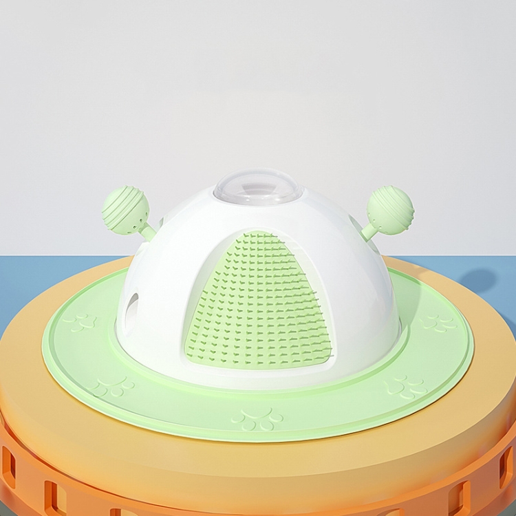 

STR0271 Space Ship Spilled Ball Pet Toy(Green)
