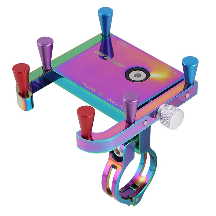 

GUB Plus 12 Mountain Bike Aluminum Alloy Electric Plated Colorful Mobile Phone Frame(Colorful)