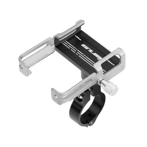 

GUB P20 Mountain Bike Aluminum Alloy Mobile Phone Bracket(Black Silver)