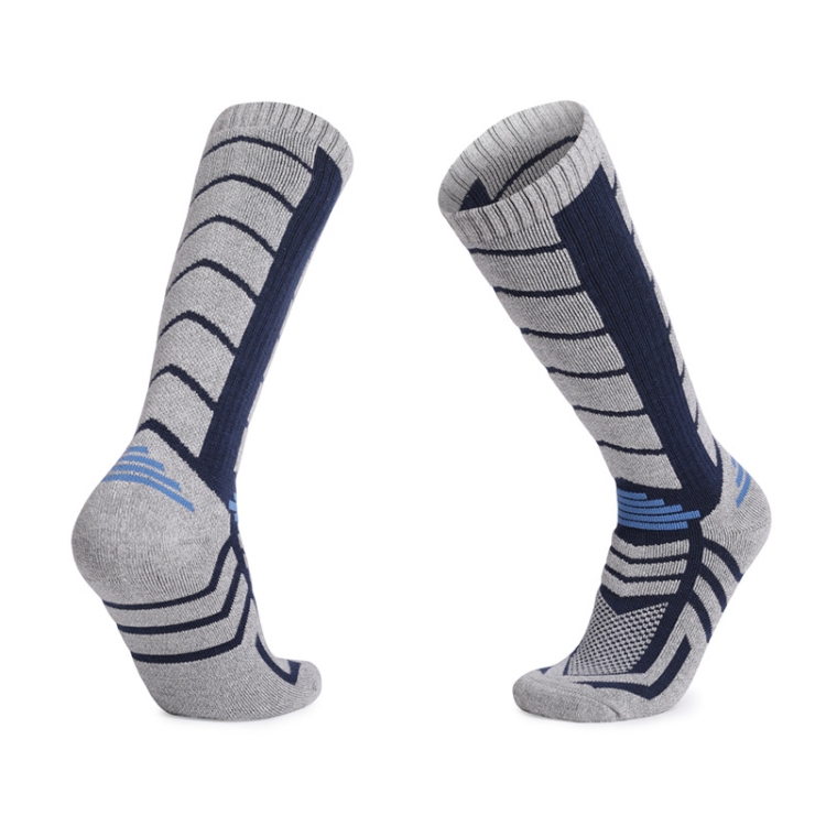 

Men And Women Outdoor Ski Socks Long Tube Warm Socks, Size: S(Sapphire)