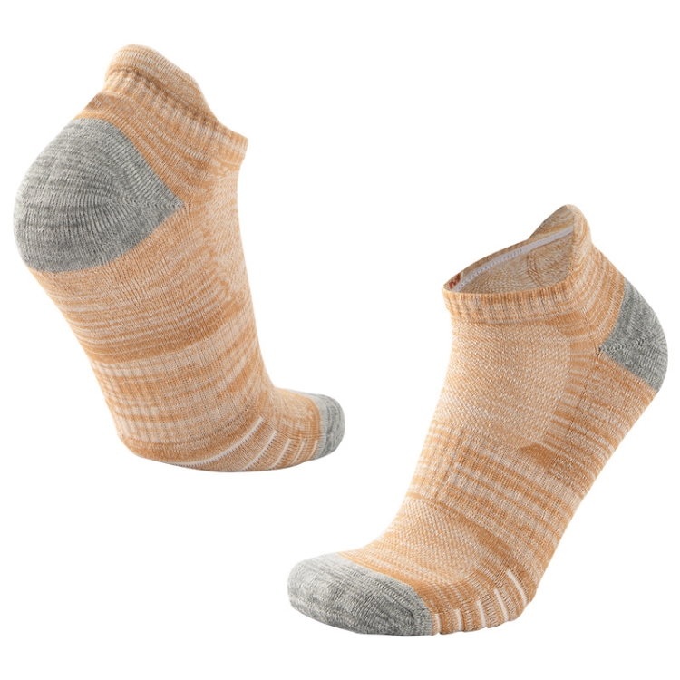 

2 Pairs Thick Towel Bottom Non-Slip Sports Socks, Size: Free Size(Brown)