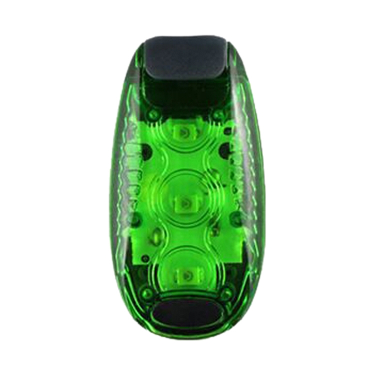 

3 PCS Outdoor Cycling Night Running Warm Light Bicycle Tail Light, Colour: 3 LED Green
