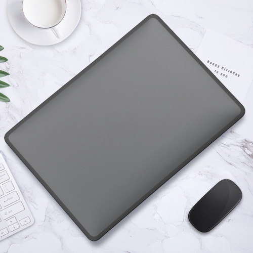 

TPU + PC Laptop Protective Case For MacBook Pro 13.3 inch A2251 2020(Black Side + Matte Transparent Black)