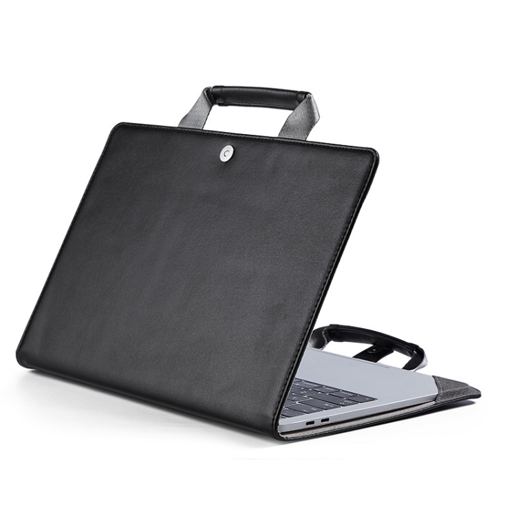 

Book Style Laptop Protective Case Handbag For Macbook 12 inch(Black)