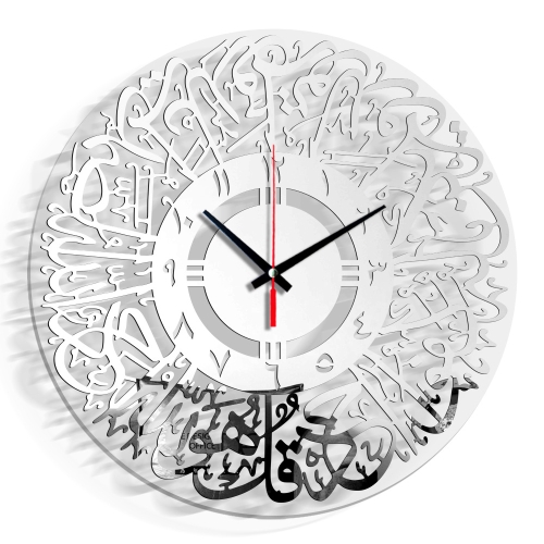 

TM027 Home Decoration Acrylic Wall Clock(Indian Silver)