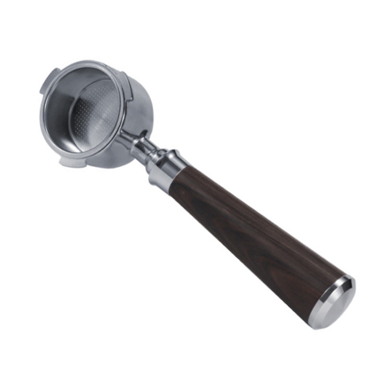 

Zinc Alloy Coffee Machine Bottomless Handle For DeLonghi, Style: Black Rosewood Convex Button