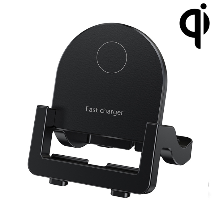 

KH-18 15W Vertical Wireless Fast Charger with Phone Holder(Black)
