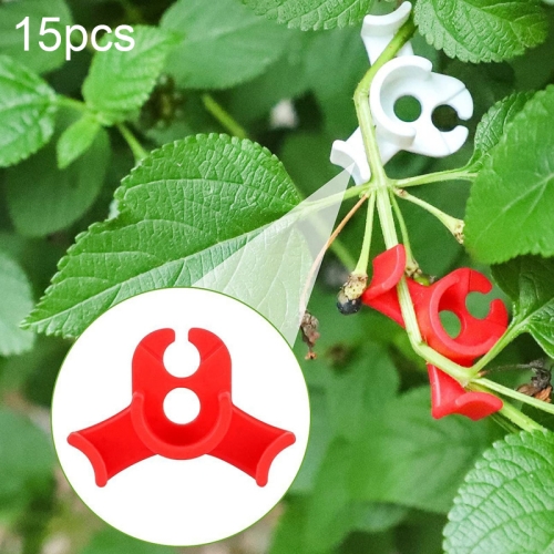 

15 PCS HF-09 Plant Bending Control Growth Training Clip Garden Decoration(Ear Shape)