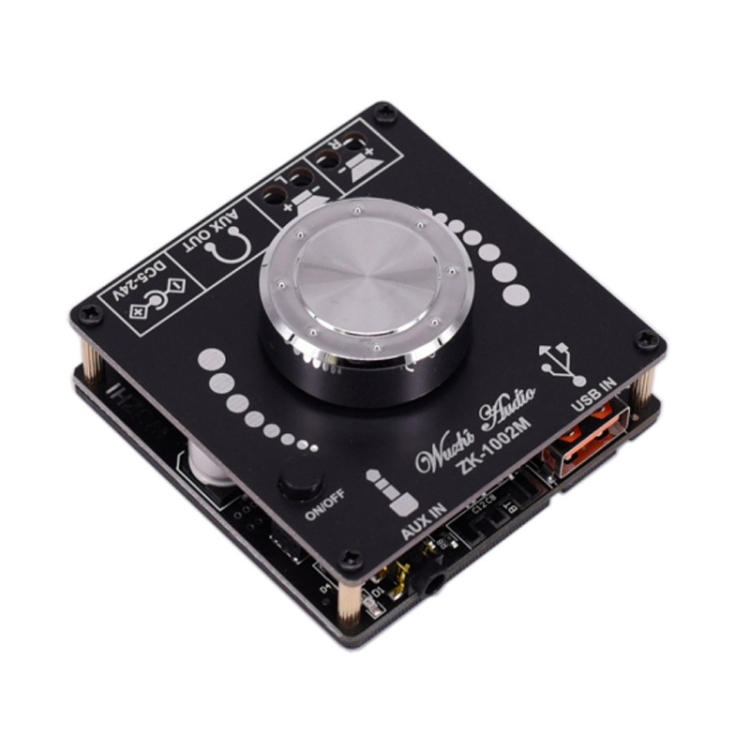 

ZK-1002M Mini Stereo Bluetooth Audio Receiver D Class Digital Power Plate Module