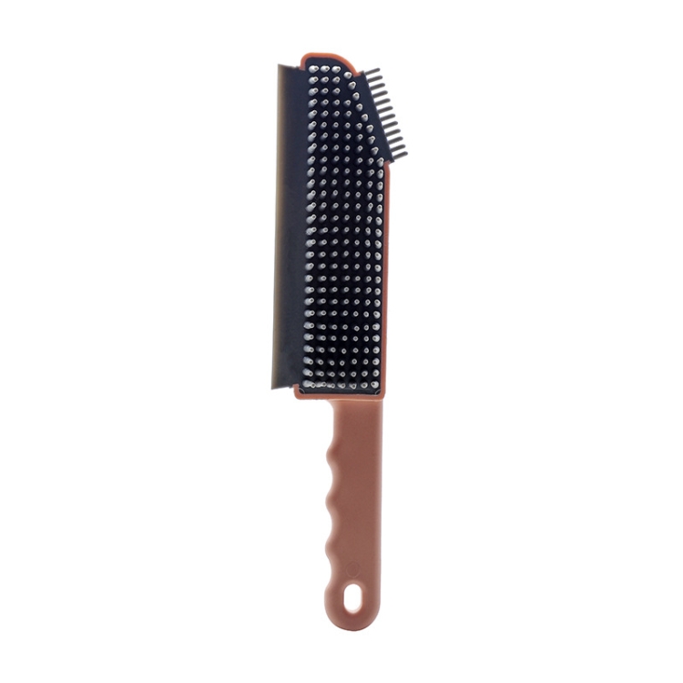 

3 In 1 Floor Bath Cylinder Brush Silica Gel Cleaning Brush(Brick Red)