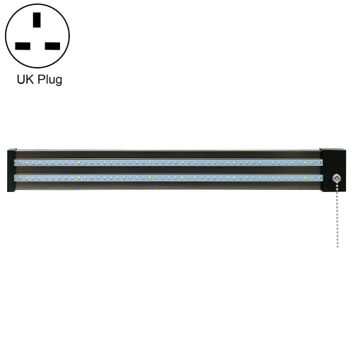 

LED Growth Lamp Full Spectrum Plant Light Tube, Style: Small Double Row 50cm(UK Plug)