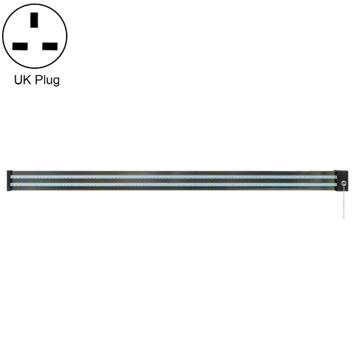 

LED Growth Lamp Full Spectrum Plant Light Tube, Style: Small Double Row 100cm(UK Plug)