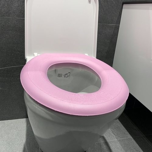 

3 PCS EVA Thermal Adhesive Toilet Seat Washer, Colour: Pink