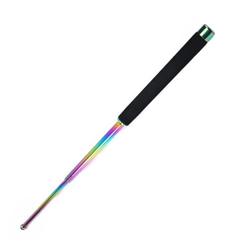 

Three-Section Telescopic Swing Stick With Sponge Handle Self-Defense Products(Colorful)