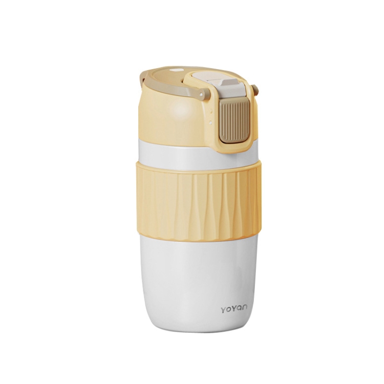 

YoYan 316 Stainless Steel Vacuum Flask Portable Coffee Cup(Khaki)