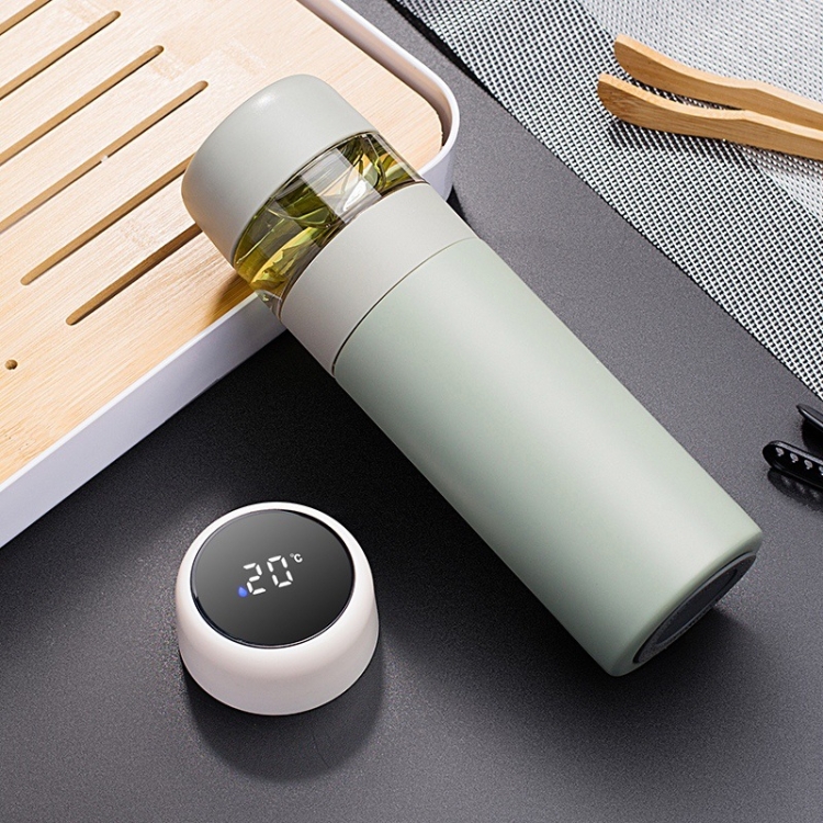 

706 304 Stainless Steel Smart Insulation Water Cup(Matcha Green)