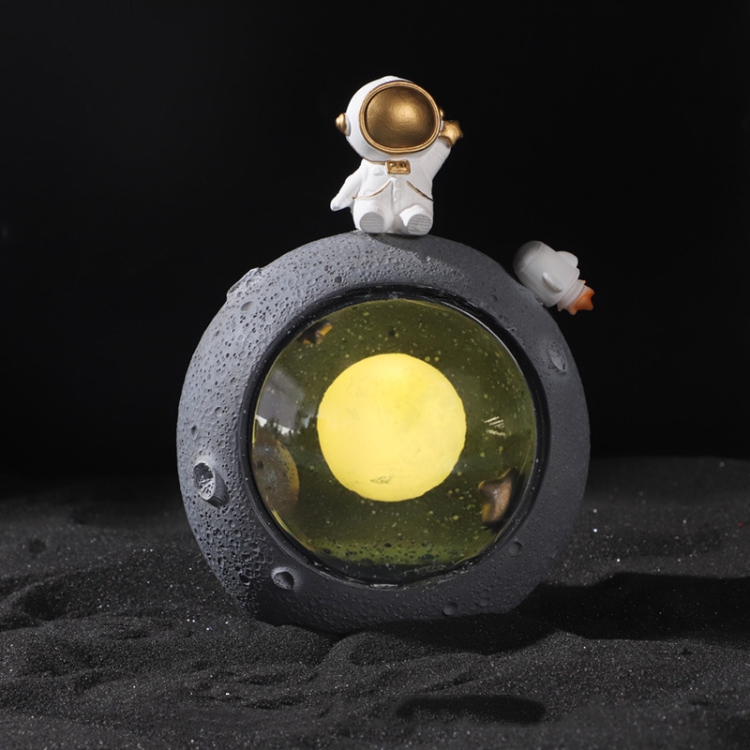 

W1153 Resin Planet Night Light Home Decorations, Style: Golden Star