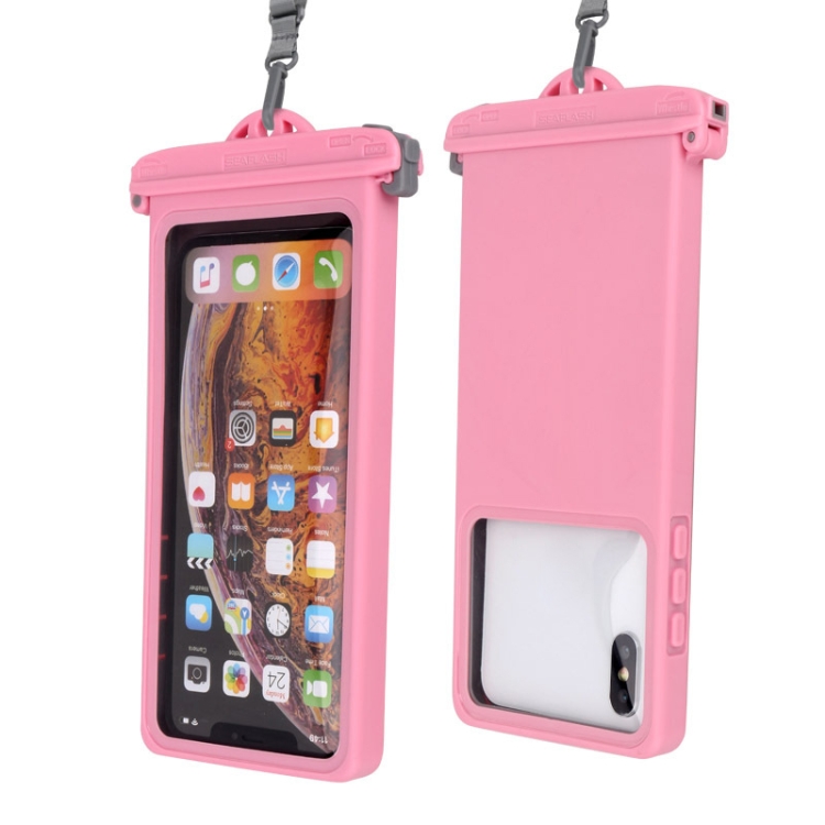 

Multifunctional Plastic Anti-Drop Mobile Phone Waterproof Bag(Pink)