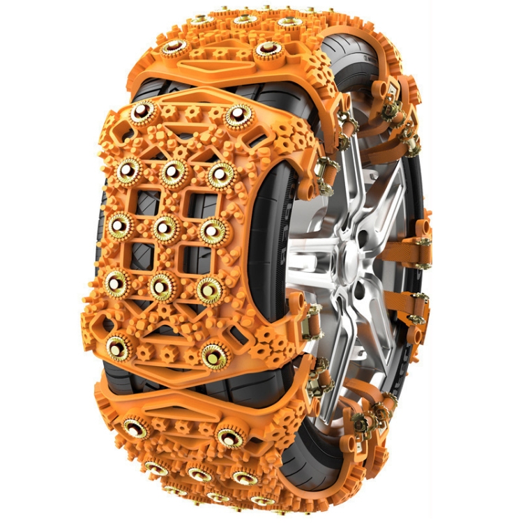 

Snow Emergency Snow Chains For Car SUV General Tires(Yellow 8764A)