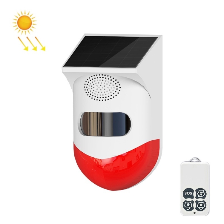 

Outdoor Waterproof Solar Infrared Alarm, Spec: Remote Control