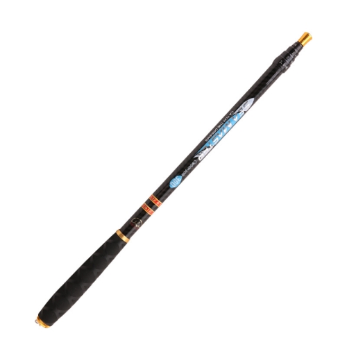 

Carbon Short Section Fishing Rod Short Section Positioning Handle Rod, Length: 6.3m(Black)