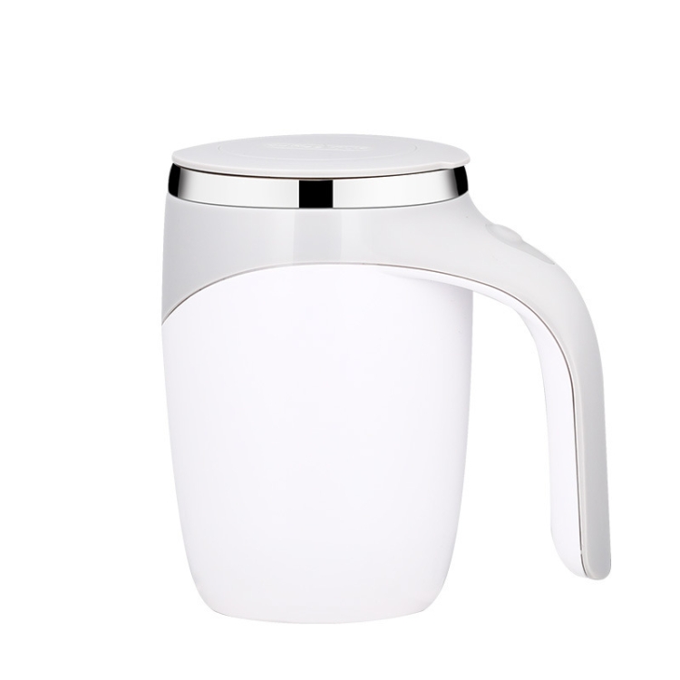 

A223 Stainless Steel Automatic Magnetized Coffee Mixing Cup(White)
