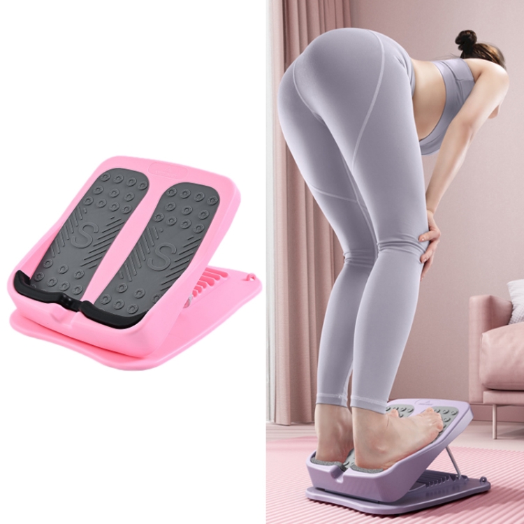 

Foldable Tension Plate 9-Speed Adjustable Fitness Tilt Pedal, Specification: Pink