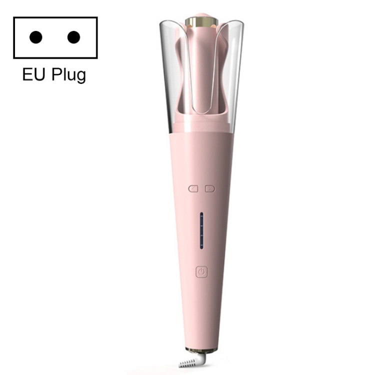 

Automatic Rose-Shaped Negative Ion Curling Iron, EU Plug(Pink)