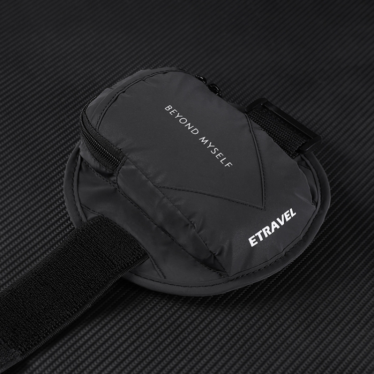 

ETRAVEL SBB03 Outdoor Running Mobile Phone Wrist Arm Bag(Reflective Black)