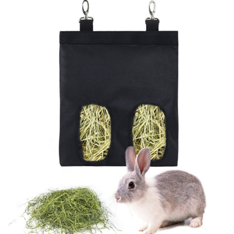 

2 PCS Small Pet Hamster Hanging Hay Storage Bag, Specification: Small