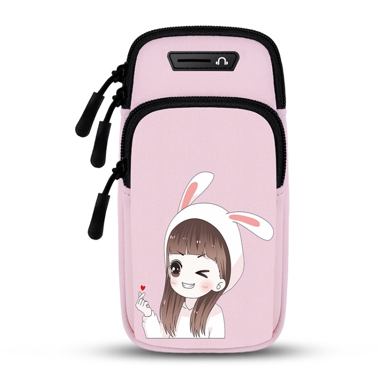 

BB03 6.8 Inch Sports Arm Bag(Heart Girl)