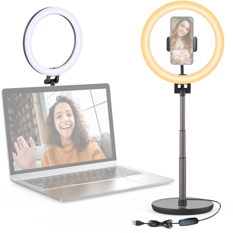 

Ulanzi VL120C 26cm 120Leds 3000-6500K Fill Light Desktop Ring Light( 2506)