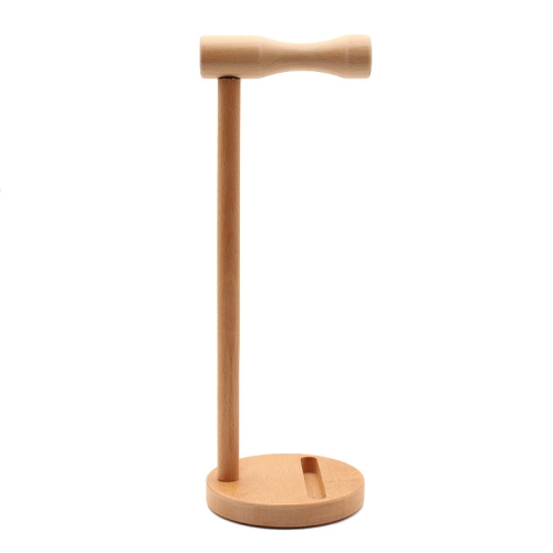 

AM-EJZJ001 Desktop Solid Wood Headset Display Stand, Style: B