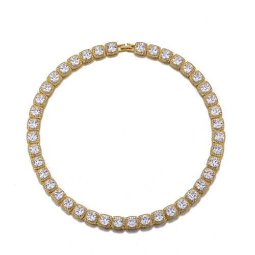 

NL101 Street Hip Hop Necklace, Size: 7 Inches (Gold)