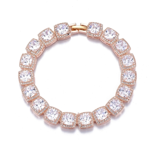 

NL101 Street Hip Hop Necklace, Size: 9 Inches (Rose Gold)