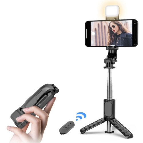 

Mini Selfie Stick Integrated Multifunctional Bluetooth Selfie, Specification: Q11S 76cm With Fill Light