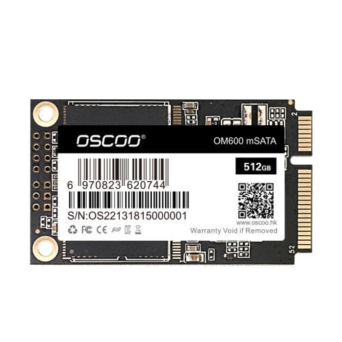 

OSCOO OM600 MSATA Computer Solid State Drive, Capacity: 512GB