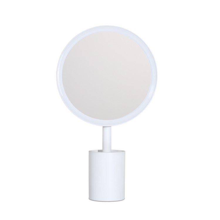 

H-DL-06 Pen Holder Storage LED Makeup Mirror(White)