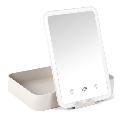 

FD001 LED Dimming Makeup Mirror With Storage Makeup Box(White)