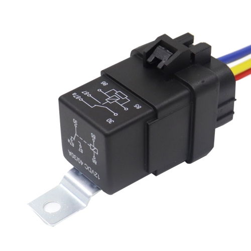 

2 PCS 1040 5 Pin Waterproof Integrated Automotive Relay With Bracket, Rated voltage: 24V