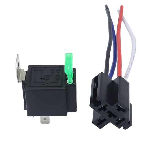 

5 Sets JD2912 4 Pin Car Relay With Fuse, Rated voltage: 24V