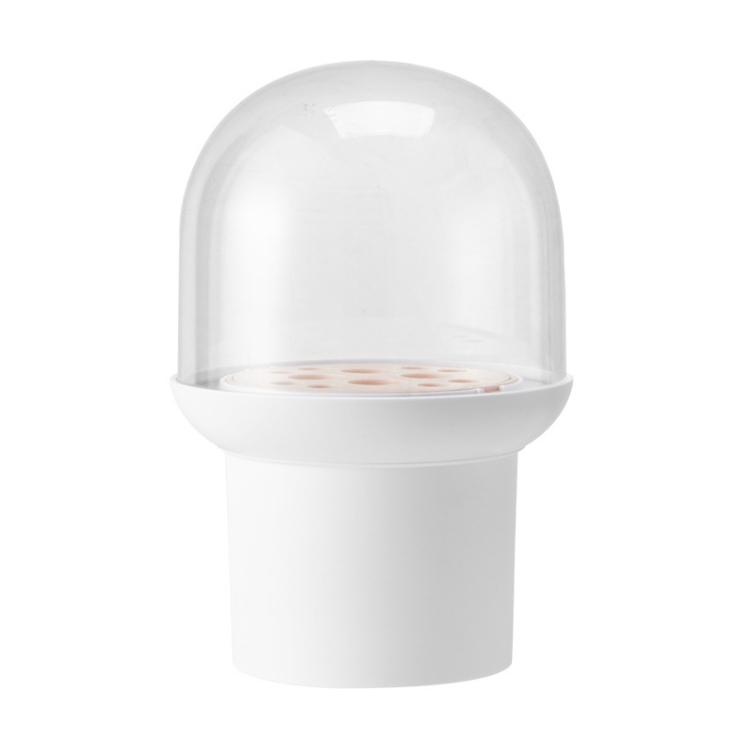 

LSHZ13 12-Hole Soft Plastic Spacer Cosmetic Brush Storage Box(White)
