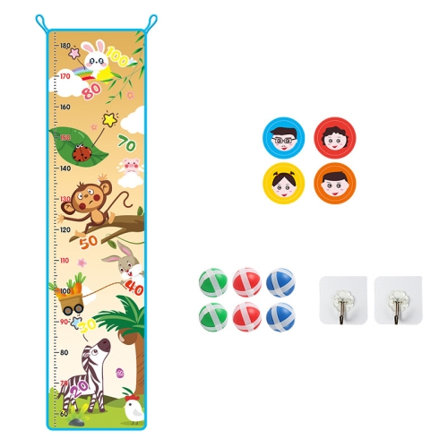 

Children Measuring And Increasing Height Ruler, Style: Animal 4 Patches+6 Sticky Balls+2 Hooks
