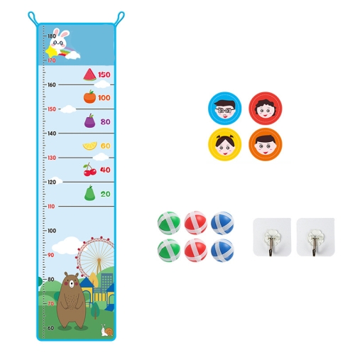 

Children Measuring And Increasing Height Ruler, Style: Fruit 4 Patches+6 Sticky Balls+2 Hooks