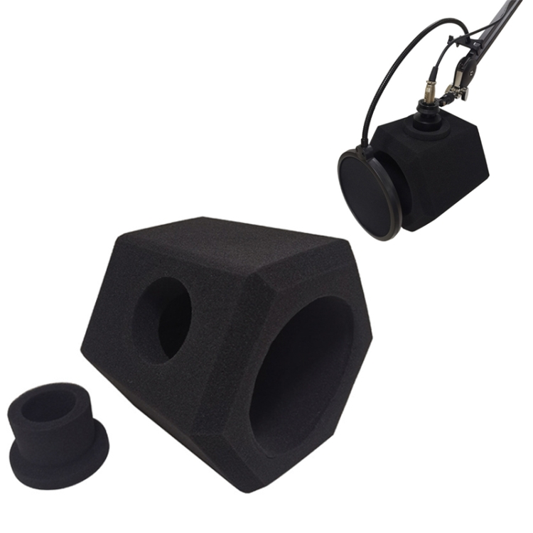 

TEYUN Small Microphone Recording Noise Reduction Soundproof Cover
