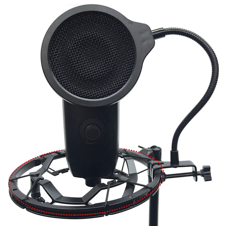 

TEYUN PS-3 Microphone Live Recording Noise Reduction Blowout Cover(Black)