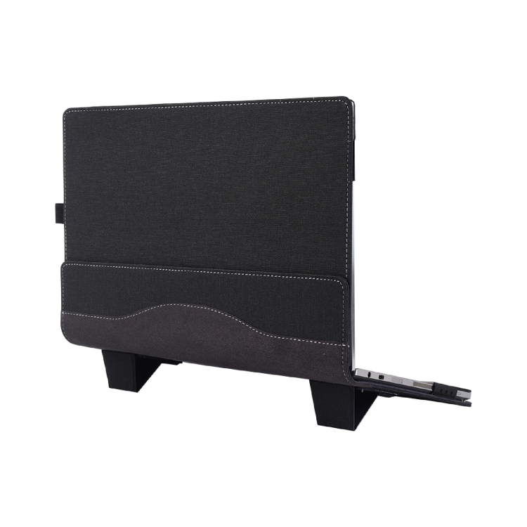 

Multifunctional PU Leather Laptop Case With Stand Function, Color: 15.6 inch Black